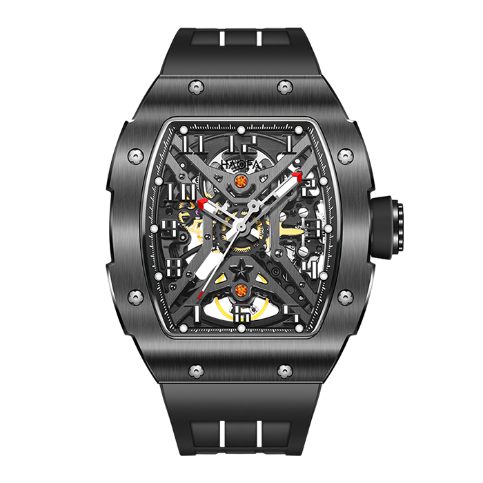 HAOFA 316L Stainless Steel Automatic Watch 80 Hours Power 1980