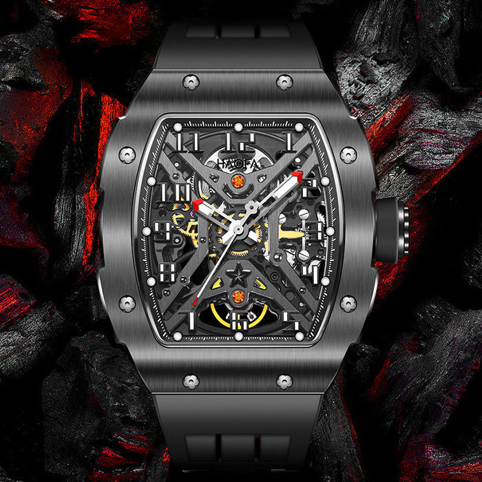 HAOFA 316L Stainless Steel Automatic Watch 80 Hours Power 1980